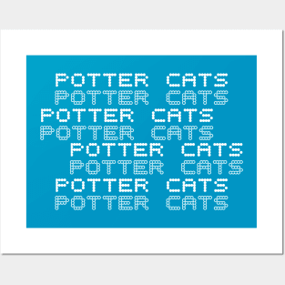 Potter cats Posters and Art